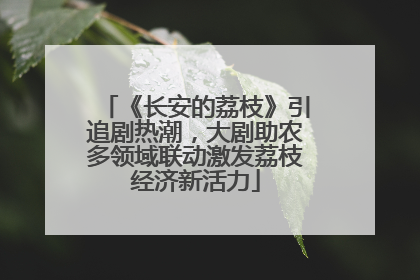 《长安的荔枝》引追剧热潮，大剧助农多领域联动激发荔枝经济新活力