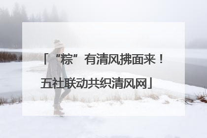 “粽”有清风拂面来！五社联动共织清风网