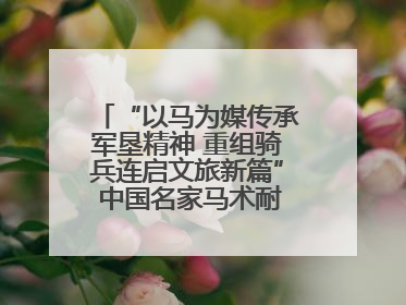 “以马为媒传承军垦精神 重组骑兵连启文旅新篇” 中国名家马术耐力邀请赛（一八五团站）暨重启骑兵连活动正式启动