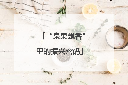 “泉果飘香”里的振兴密码