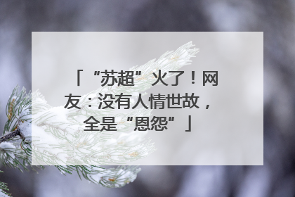 “苏超”火了！网友：没有人情世故，全是“恩怨”