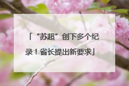 “苏超”创下多个纪录！省长提出新要求