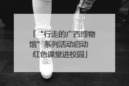 “行走的广西博物馆”系列活动启动 红色课堂进校园