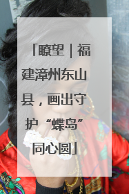 瞭望｜福建漳州东山县，画出守护“蝶岛”同心圆