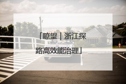 瞭望｜浙江探路高效能治理