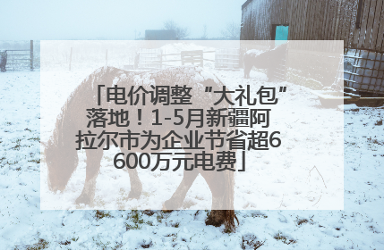 电价调整“大礼包”落地！1-5月新疆阿拉尔市为企业节省超6600万元电费
