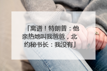 离谱！特朗普：他亲热地叫我爸爸，北约秘书长：我没有