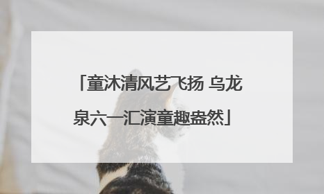 童沐清风艺飞扬 乌龙泉六一汇演童趣盎然