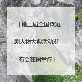第三届全国微短剧人物大典活动发布会在桐举行