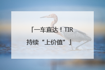 一车直达！TIR持续“上价值”
