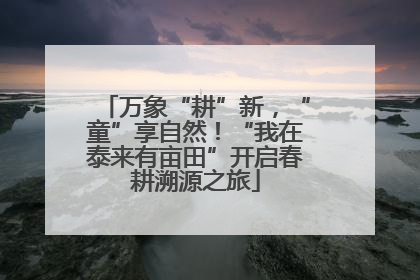 万象“耕”新，“童”享自然！“我在泰来有亩田”开启春耕溯源之旅