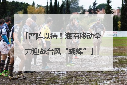 严阵以待！海南移动全力迎战台风“蝴蝶”