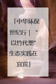 中华环保世纪行｜“以竹代塑”生态实践在宜宾