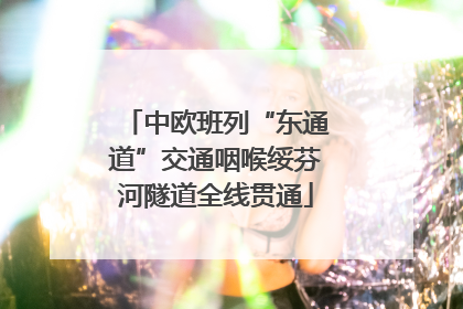 中欧班列“东通道”交通咽喉绥芬河隧道全线贯通