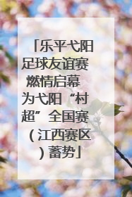 乐平弋阳足球友谊赛燃情启幕 为弋阳“村超”全国赛（江西赛区）蓄势