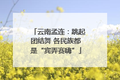 云南孟连：跳起团结舞 各民族都是“宾弄赛嗨”