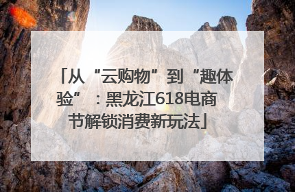 从“云购物”到“趣体验”：黑龙江618电商节解锁消费新玩法