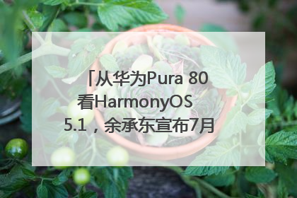 从华为Pura 80看HarmonyOS 5.1，余承东宣布7月迎来首批机型升级