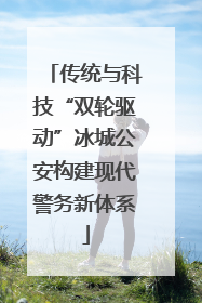 传统与科技“双轮驱动”冰城公安构建现代警务新体系