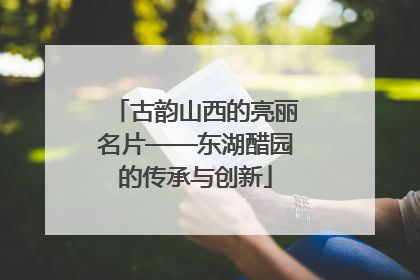 古韵山西的亮丽名片——东湖醋园的传承与创新