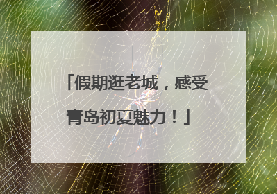 假期逛老城，感受青岛初夏魅力！