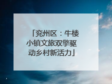 兖州区：牛楼小镇文旅双擎驱动乡村新活力