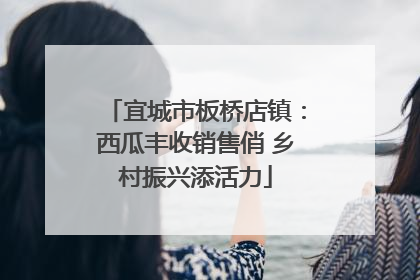 宜城市板桥店镇：西瓜丰收销售俏 乡村振兴添活力