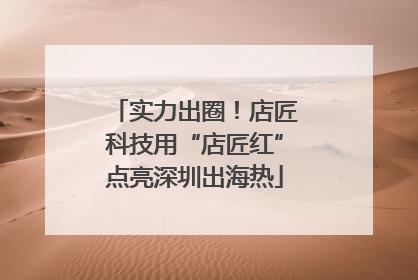 实力出圈！店匠科技用“店匠红”点亮深圳出海热