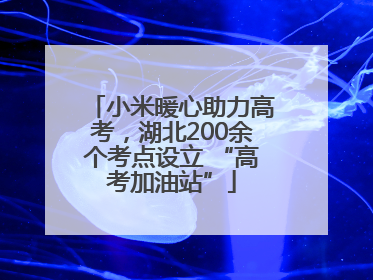 小米暖心助力高考，湖北200余个考点设立 “高考加油站”