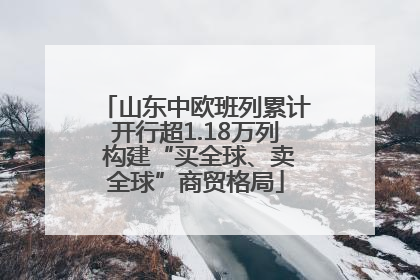 山东中欧班列累计开行超1.18万列 构建“买全球、卖全球”商贸格局