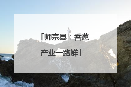 师宗县：香葱产业一路鲜