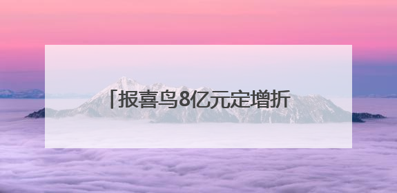 报喜鸟8亿元定增折戟，快速扩张中如何解决巨额资金缺口？