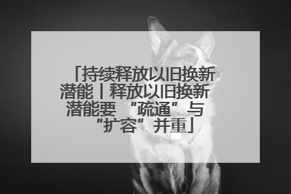 持续释放以旧换新潜能丨释放以旧换新潜能要 “疏通”与“扩容”并重