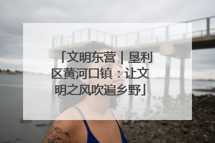 文明东营｜垦利区黄河口镇：让文明之风吹遍乡野