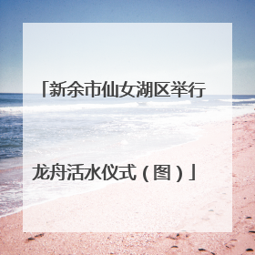 新余市仙女湖区举行龙舟活水仪式（图）