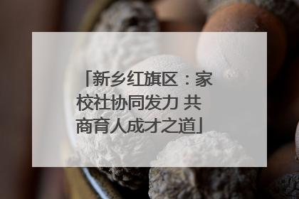 新乡红旗区：家校社协同发力 共商育人成才之道