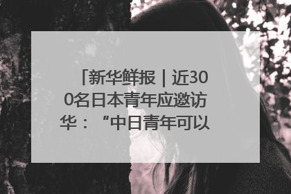 新华鲜报｜近300名日本青年应邀访华：“中日青年可以创造更好的未来”