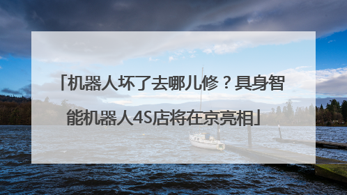 机器人坏了去哪儿修？具身智能机器人4S店将在京亮相