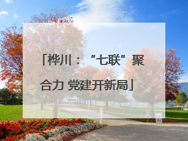 桦川：“七联”聚合力 党建开新局
