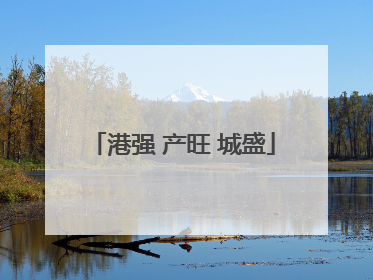 港强 产旺 城盛