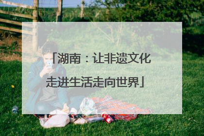湖南：让非遗文化走进生活走向世界