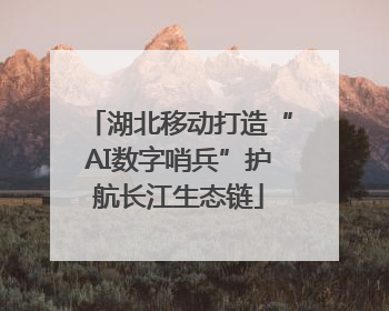湖北移动打造“AI数字哨兵”护航长江生态链