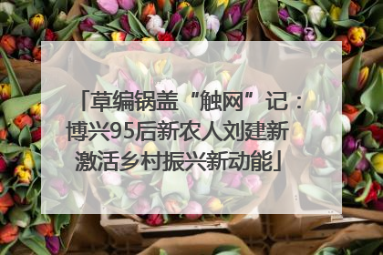 草编锅盖“触网”记：博兴95后新农人刘建新激活乡村振兴新动能