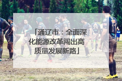 通辽市：全面深化能源改革闯出高质量发展新路