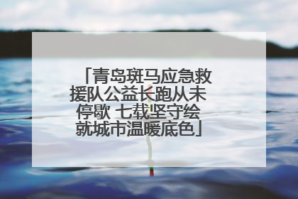 青岛斑马应急救援队公益长跑从未停歇 七载坚守绘就城市温暖底色