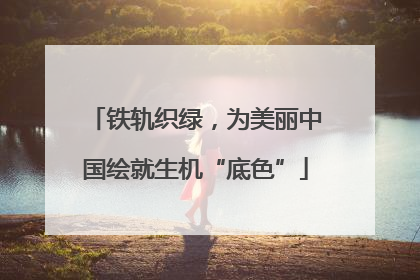 铁轨织绿，为美丽中国绘就生机“底色”