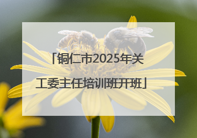 铜仁市2025年关工委主任培训班开班