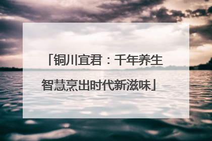 铜川宜君：千年养生智慧烹出时代新滋味