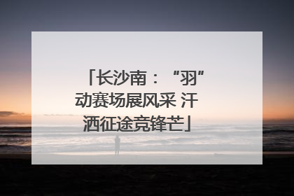 长沙南：“羽”动赛场展风采 汗洒征途竞锋芒