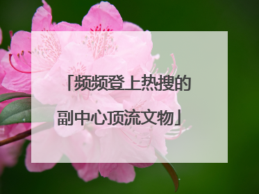 频频登上热搜的副中心顶流文物